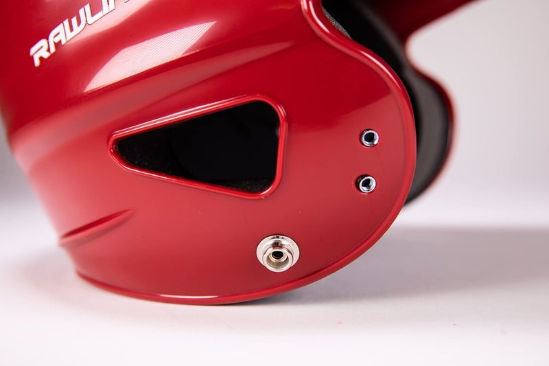 Rawlings | COOLFLO Batting Helmet | 6 1/2" - 7 1/2" One Size Fits Most | Scarlet - Image 2